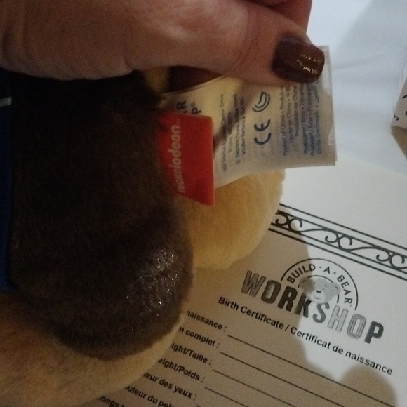 Build-a-Bear Paw Patrol Chase German Shepherd Pup w/ Certificate + Box - Picture 4 of 8